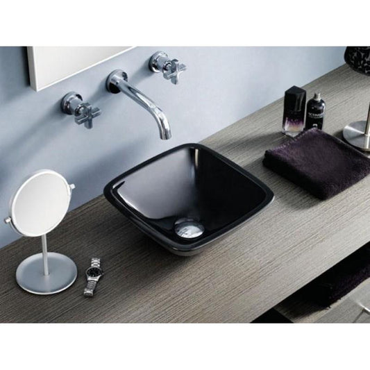BAVIERA TOPCOUNTER WASHBASIN BLACK (4050/NE) SP0057