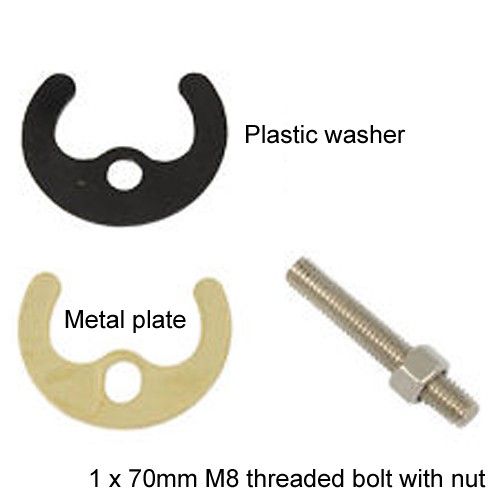 Monobloc Bathroom Basin Kitchen Sink Tap Fitting Fixing Kit 1 Bolt  (FW001)