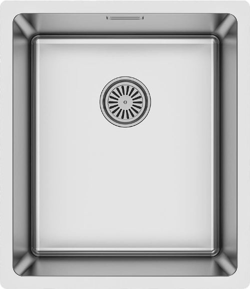 380 x 440 mm Undermount/inset Kitchen Sink, Handmade, Satin Stainless Steel Kitchen Sink (TJM0036)