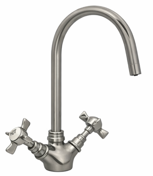 Majestic Twin Handle Kitchen Mixer Tap, 5 Colour options