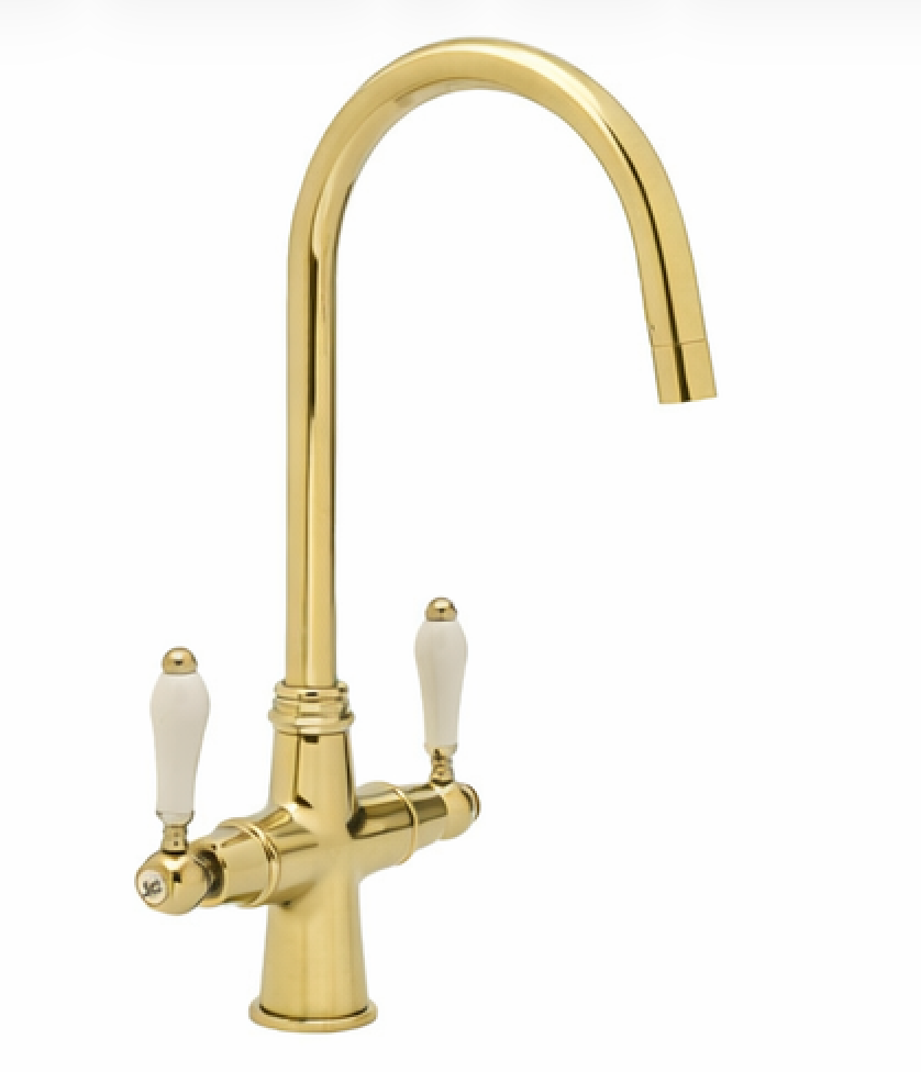 Majestic Twin Ceramic Lever Kitchen Mixer Tap