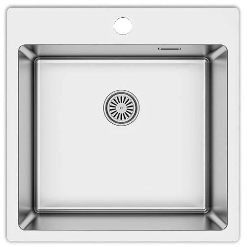Inset Kitchen Sink Stainless Steel 1 Bowl 500 x 505 X 200 MM (TJM0039)