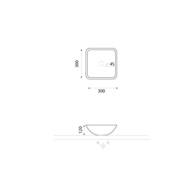 Countertop Washbasin AZ (3013AZ)