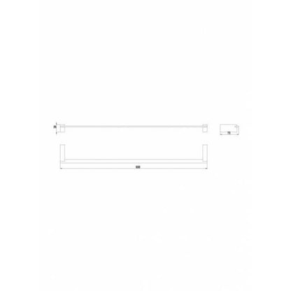 GALA (DESIGN) TOWEL RAIL 60cm (TJM024)