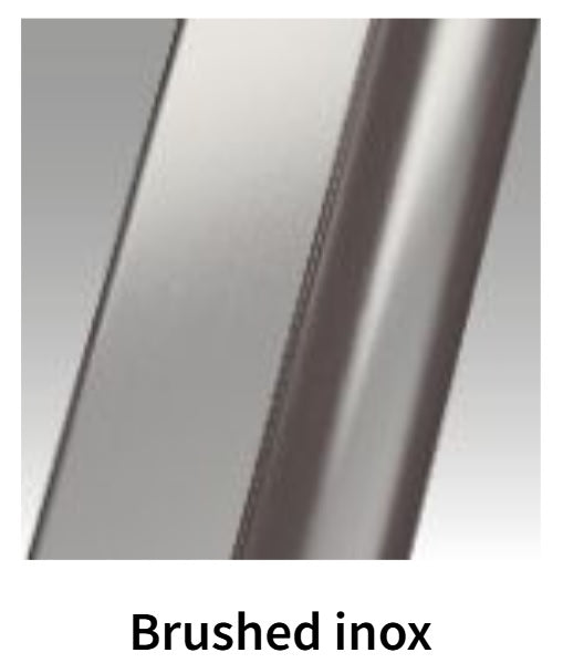 Novellini N180 G+F, Hinged door + 1 Side Panel  Chrome/B Gold/B Bronze/B Inox