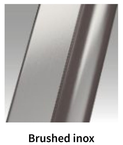 Novellini N180 G+F, Hinged door + 1 Side Panel  Chrome/B Gold/B Bronze/B Inox