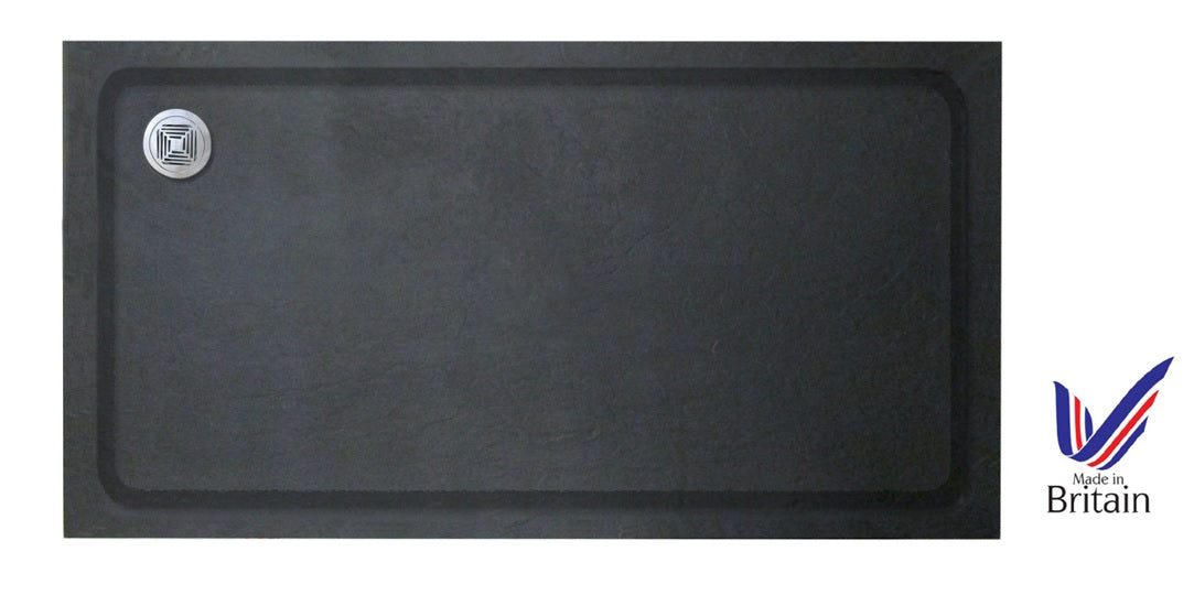 VRB Rectangular Black Stone Trays ABS Capped Stone Resin. Various sizes
