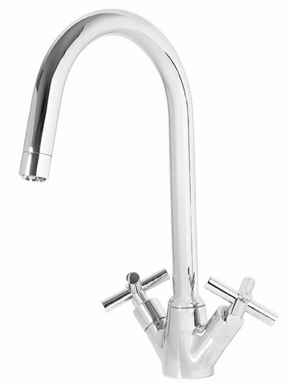 Como Cross Head Dual Flow Kitchen Mixer Tap