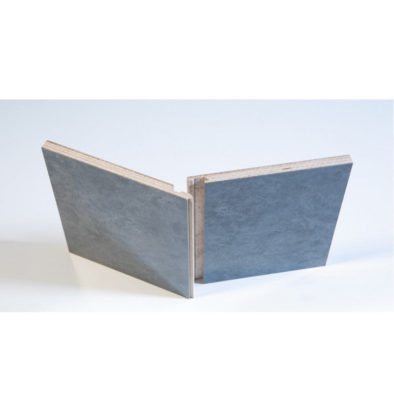 DuraPanel Natural Cappuccino Marble Shower Panel on 9mm Plywood