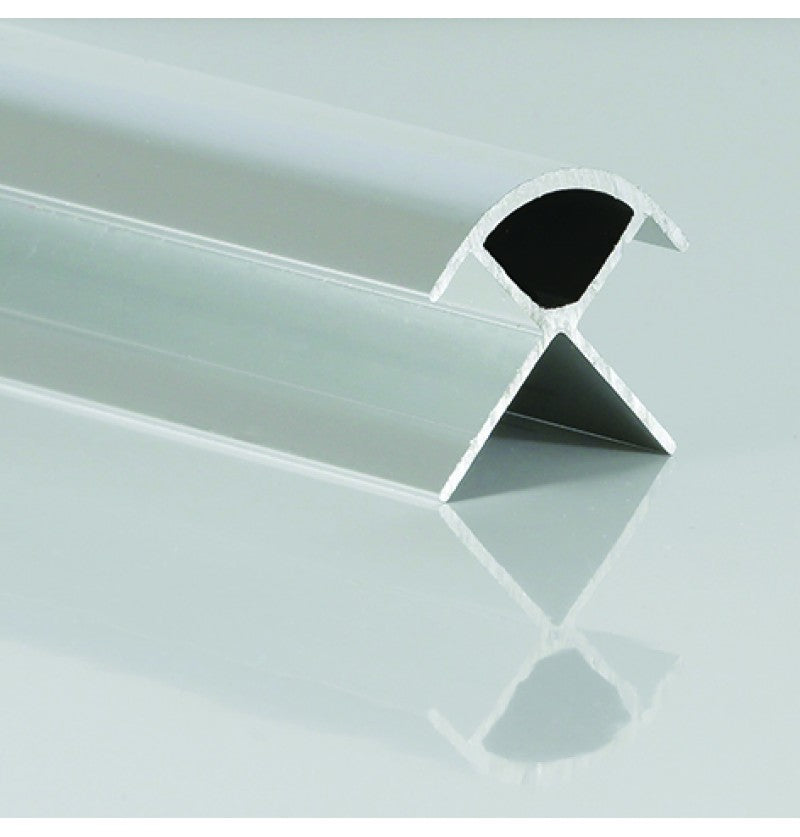 DuraPanel External Corner, Black, Brushed Brass, Polished Chrome, Satin Chrome, White