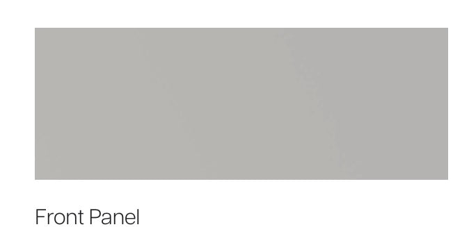 VRB Matera Shower Bath 1500/1600/1700x750mm Bath Panels White/Light Grey/Dark Grey