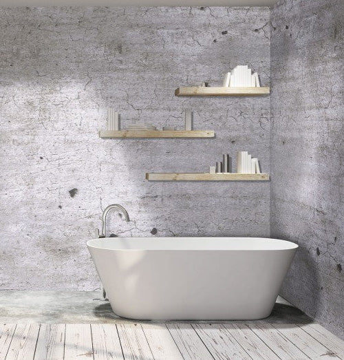 DuraPanel Natural Gunmetal Shimmer Shower Panel on 9mm Plywood