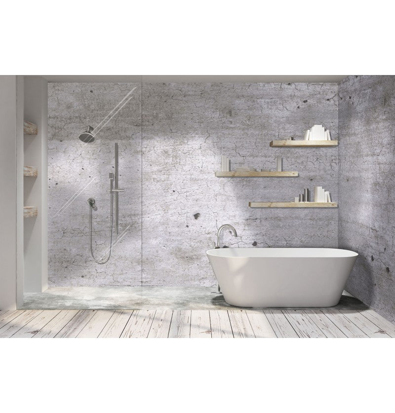 Gunmetal Shower Panel on 9mm 100% Waterproof Solid Composite core 2400x1185mm