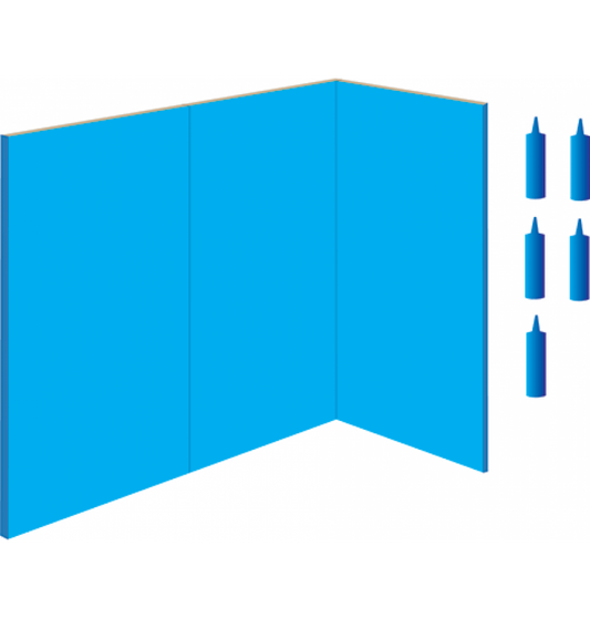DuraPanel Large Corner Kit, Various finish options