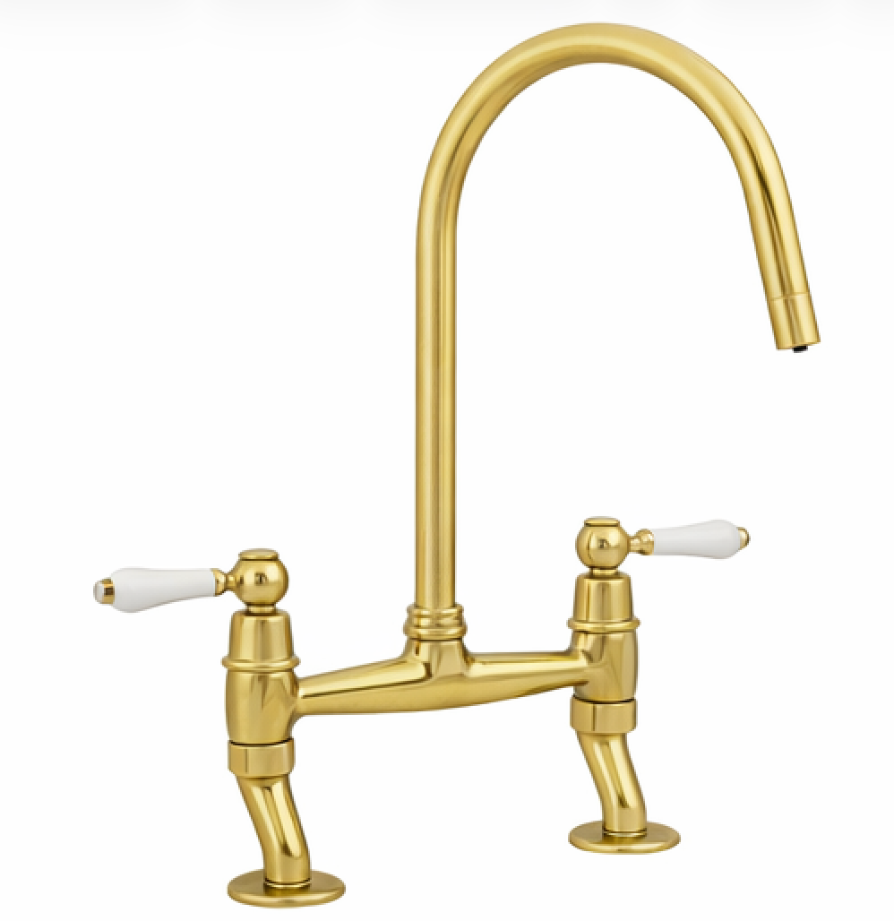 Majestic Ceramic Lever Kitchen Bridge Mixer Tap, 5 Colour options