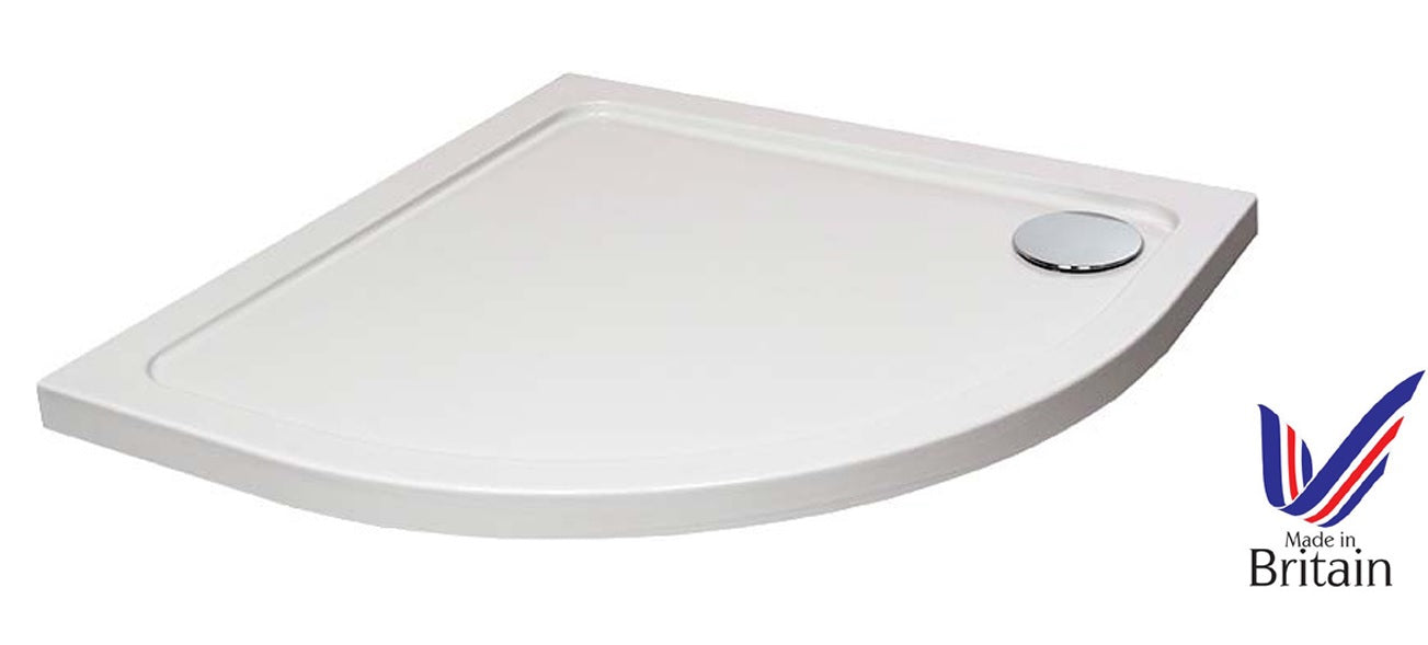 VRB Quadrant Shower Trays ABS Capped Stone Resin. Various sizes