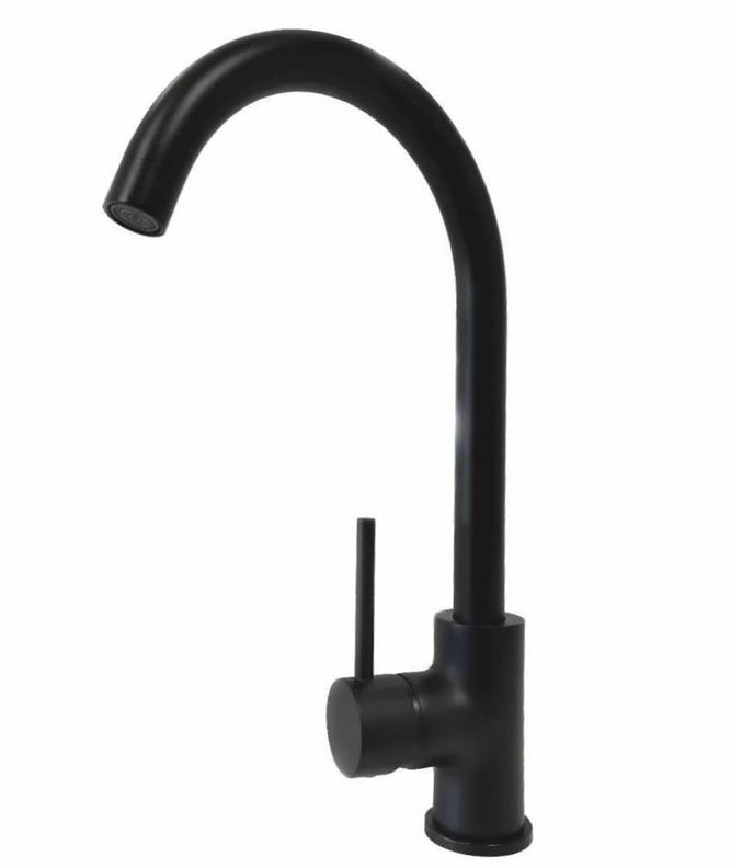 Sestri Single Lever Kitchen Mixer Tap Chrome/Black/Brushed Nickel