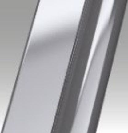 Novellini CLICK H8 Wet room Shower Screen/Panel 8mm in Matt Black or Silver