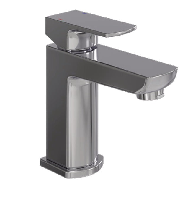 VRB Pureform Tap Range Chrome finish Bath and Basin taps