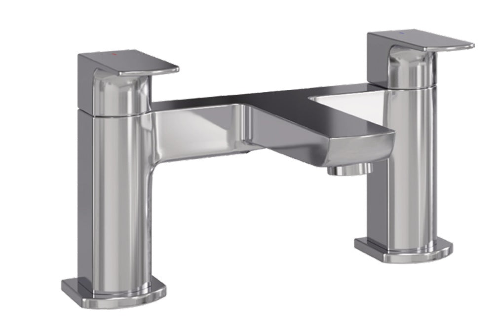 VRB Pureform Tap Range Chrome finish Bath and Basin taps