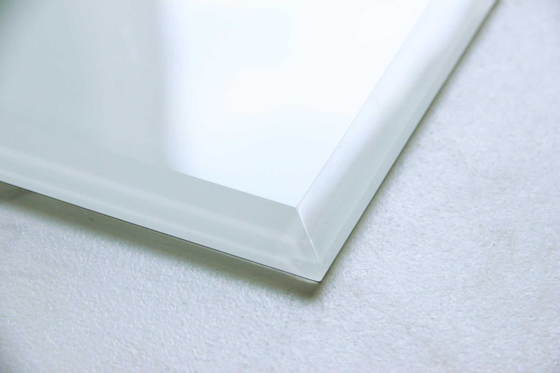 Super White Beveled Glass Subway Tile 100 x 200mm (MT0189)