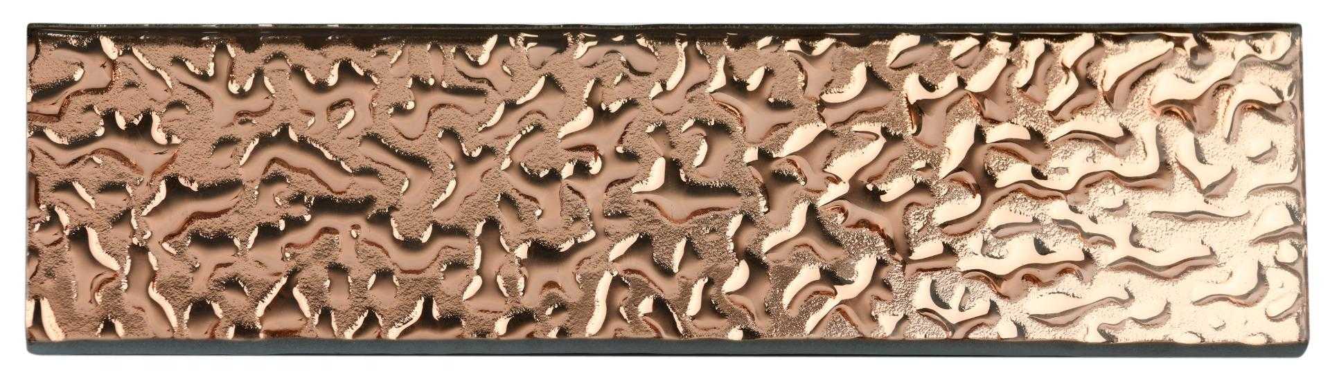 Copper Lava Glass Subway Tile 75x300mm (MT0195)