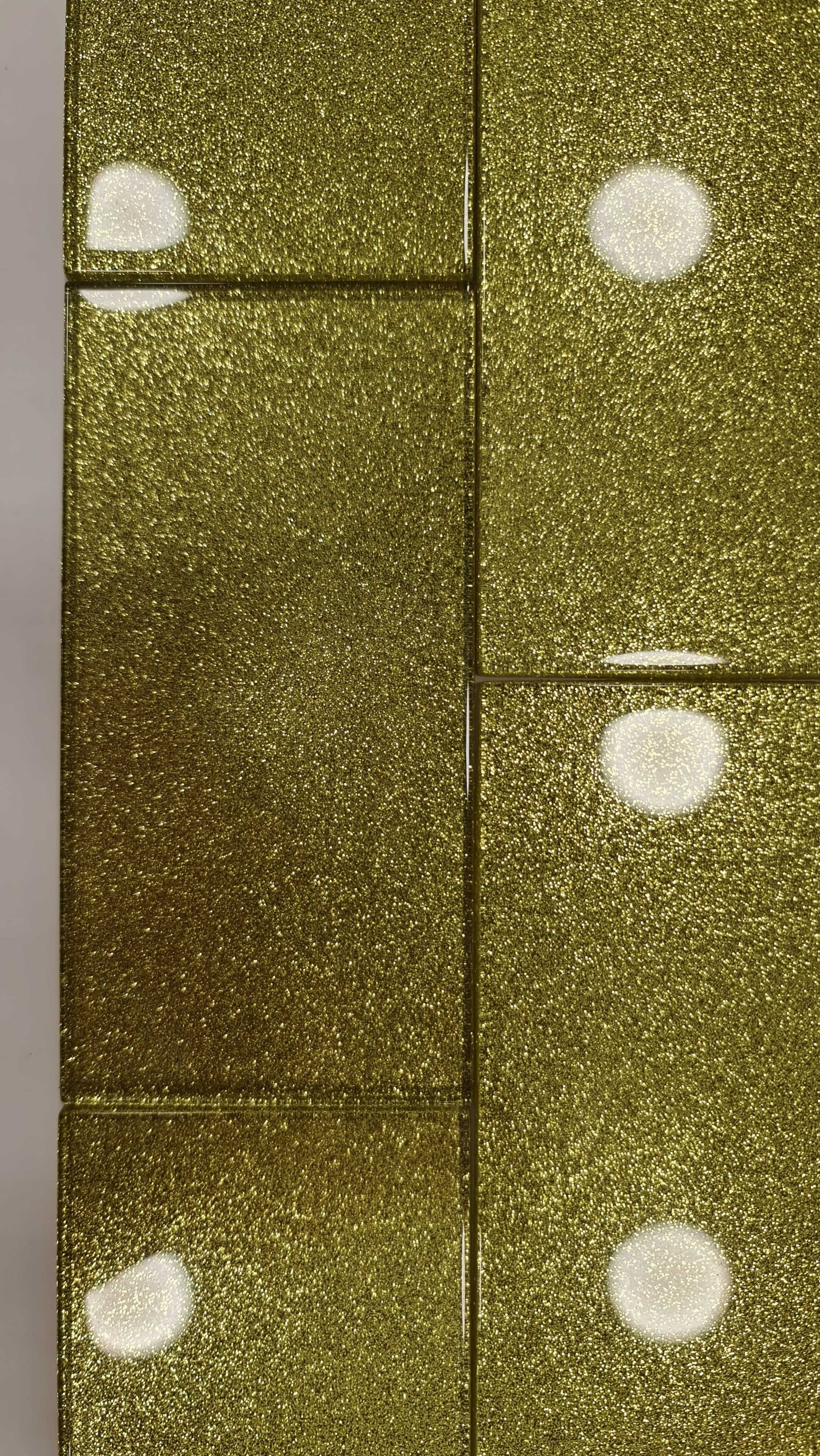 Gold Glitter Subway Tile 75mm x 150mm (MT0201)